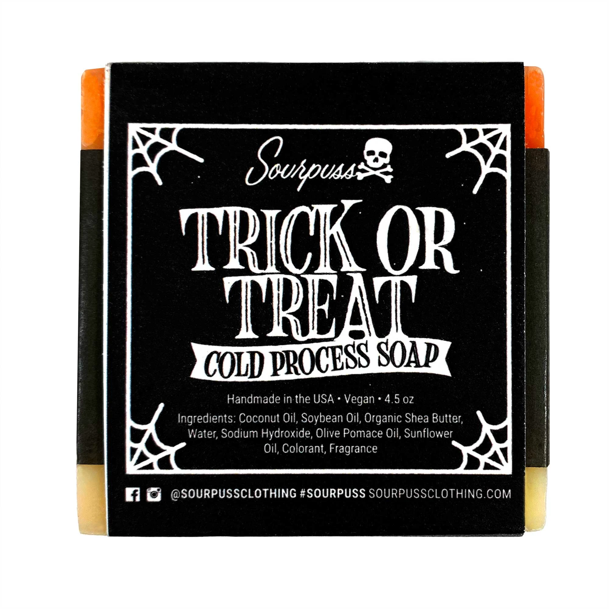 SOURPUSS TRICK OR TREAT BAR SOAP 3 SOURPUSS TRICK OR TREAT BAR SOAP