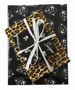 SOURPUSS JINX LEOPARD GIFT WRAP SET