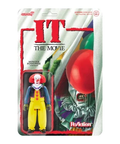 REACTION: IT PENNYWISE CLOWN MONSTER FIGURE