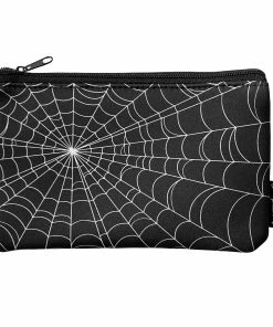 SOURPUSS SPIDERWEB ZIP POUCH