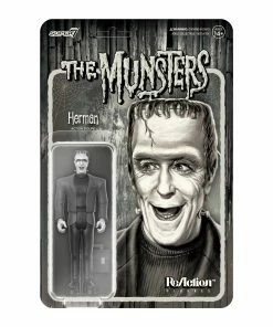 REACTION: THE MUNSTERS HERMAN GRAYSCALE FIGURE