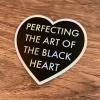 THE SILVER SPIDER BLACK HEART HOLO STICKER -BEETLEJUICE Shop art black heart 1