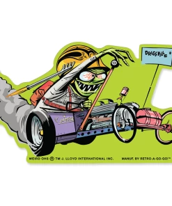 RETRO A GO GO WEIRD-OHS DRAGSVILLE STICKER
