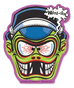RETRO A GO GO WEIRD-OHS GROSS-OUT GREEN STICKER