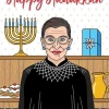 RBG HAPPY HANUKKAH GREETING CARD -BEETLEJUICE Shop hol65 rbghanukkah card