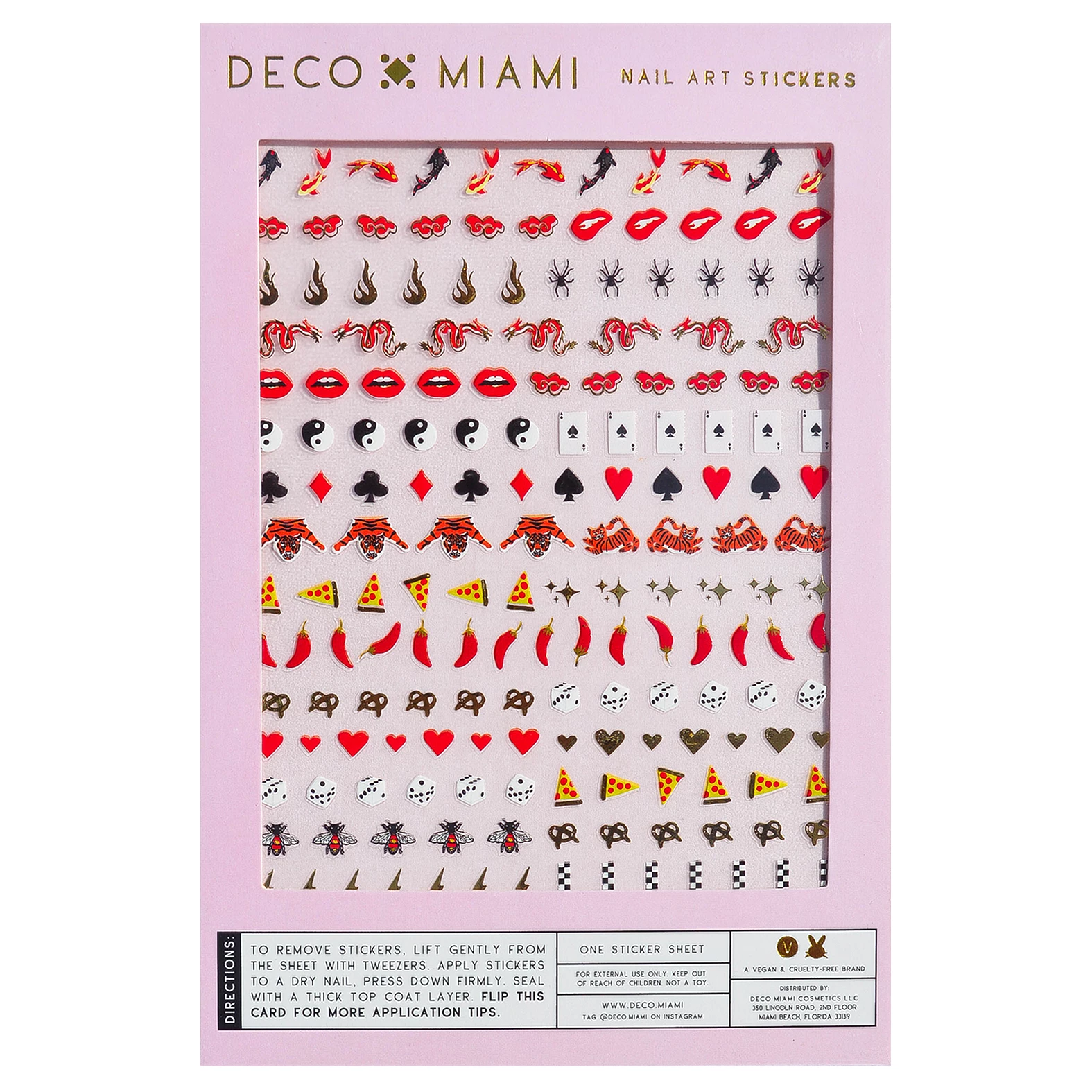 JACKPOT NAIL ART STICKERS 3 JACKPOT NAIL ART STICKERS