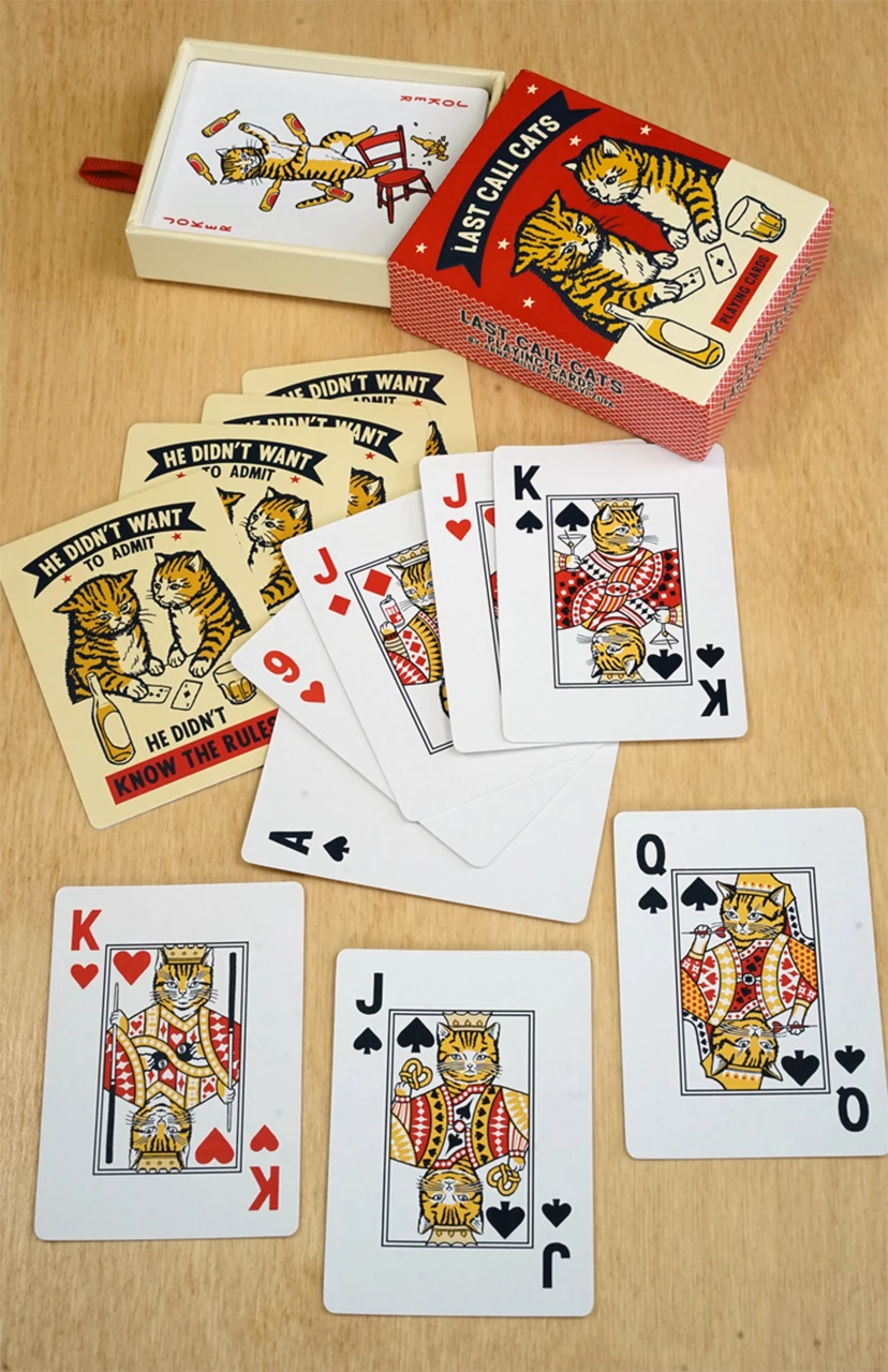 LAST CALL CATS PLAYING CARDS 5 LAST CALL CATS PLAYING CARDS - Image 3