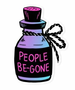 BAND OF WEIRDOS PEOPLE BE GONE STICKER