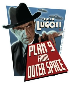RETRO A GO GO BELA LUGOSI PLAN 9 VINYL STICKER