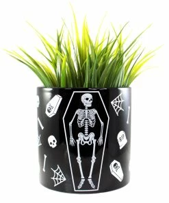 SOURPUSS SKELETON PLANT CONTAINER