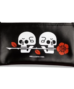 HELLCATS USA SKULL & ROSE POUCH