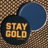 SOURPUSS STAY GOLD POCKET MIRROR