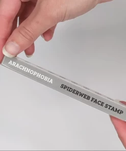 ASHLEY HAY DESIGN SPIDERWEB STAMP & BRUSH EYE LINER -BEETLEJUICE Shop spiderweb face stamp 3