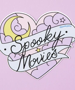 PUNKY PINS SPOOKY MOVIES PASTEL VINYL STICKER