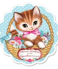 RETRO A GO GO SUGARLAND SWEETNESS SOCIETY VINYL STICKER