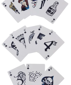 BEETLEJUICE Shop -BEETLEJUICE Shop tattoo playing cards 2